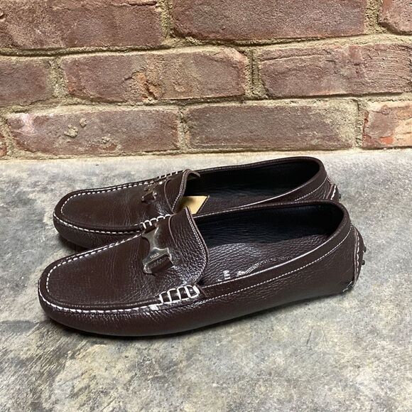Tod’s Brown Driving Slip On Loafer Shoes Size 7 main image 11